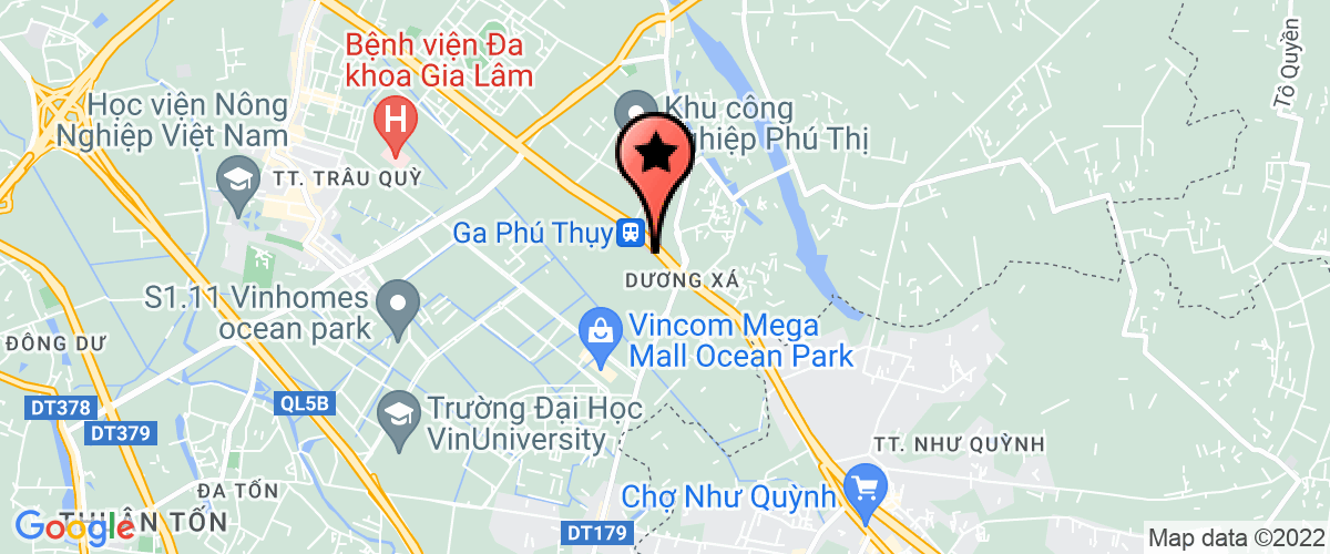 Map go to Duong xa High School
