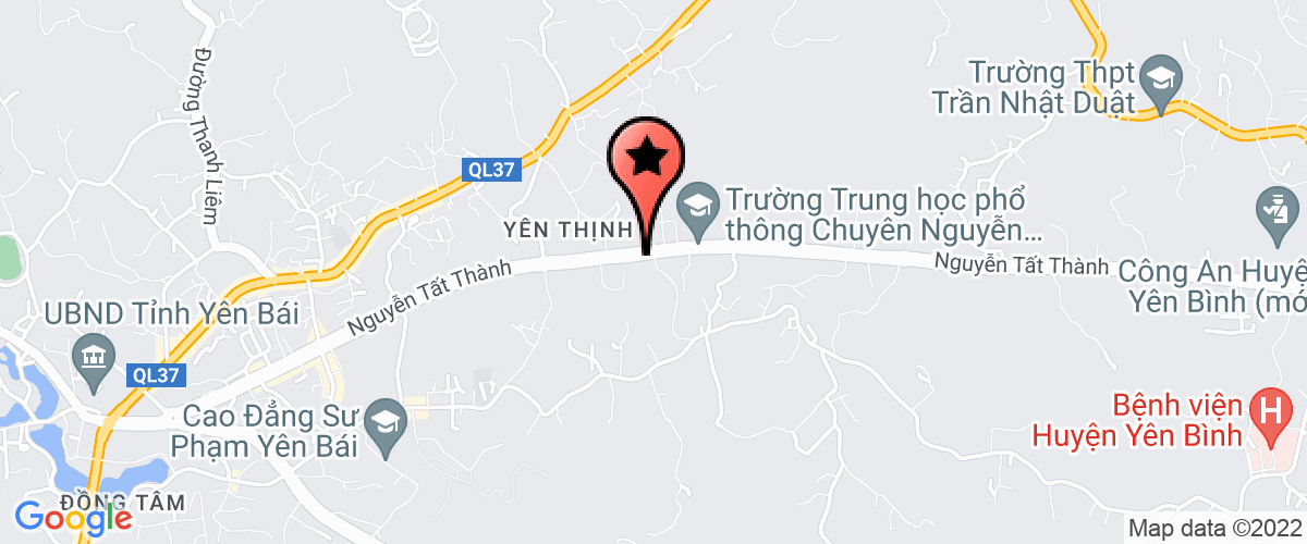 Map go to Ngoc Minh Yb Company Limted