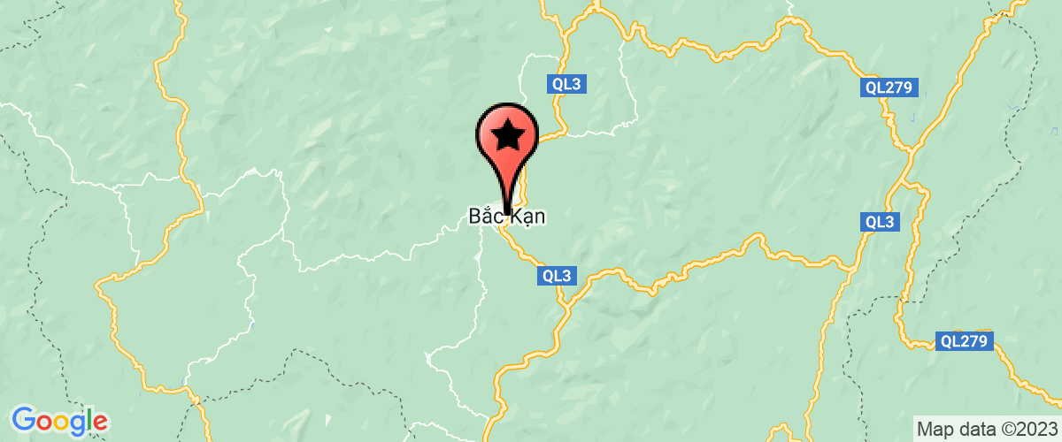 Map go to Ban bao ve cham soc suc khoe can bo Bac Kan Province