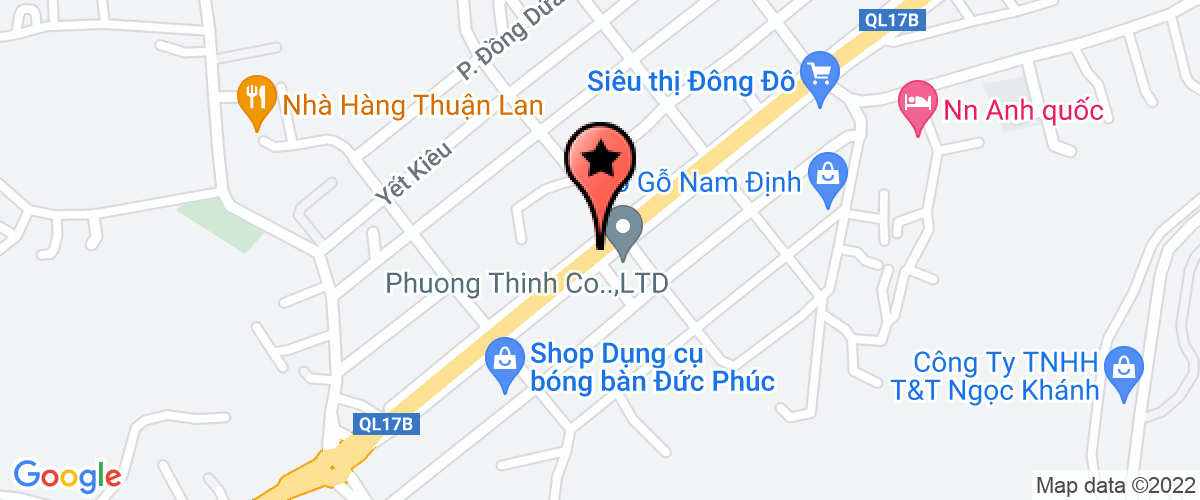 Map go to Thanh Hung Concrete Joint Stock Company