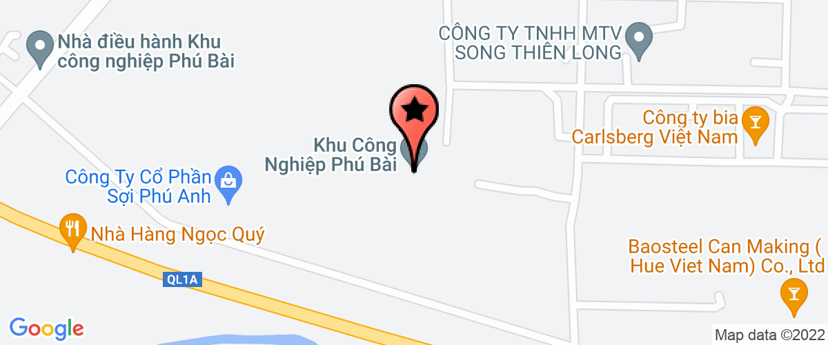 Map go to co phan Gom VietNam Electric Company