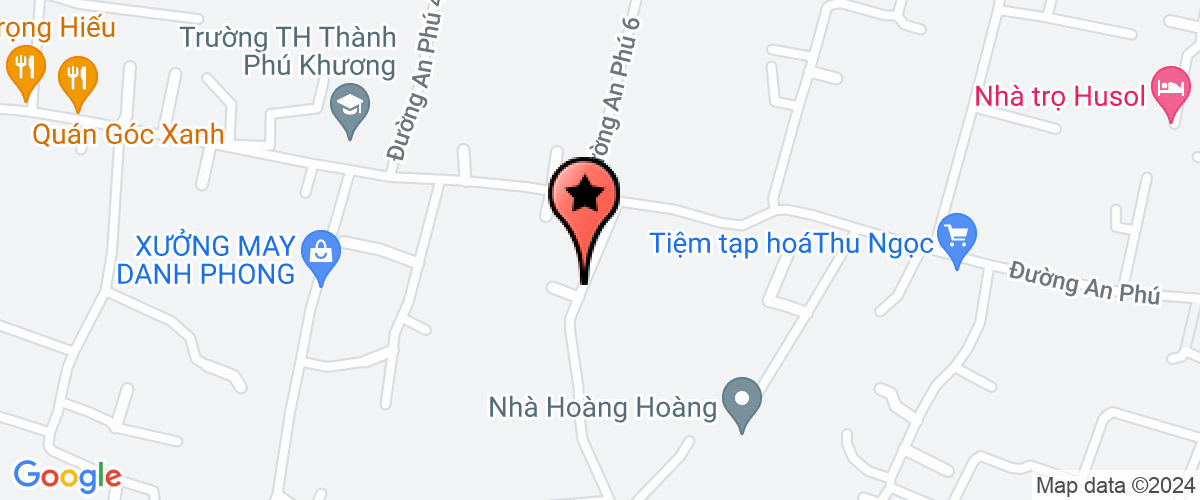 Map go to Tran Hiep Thanh Textile Corporation