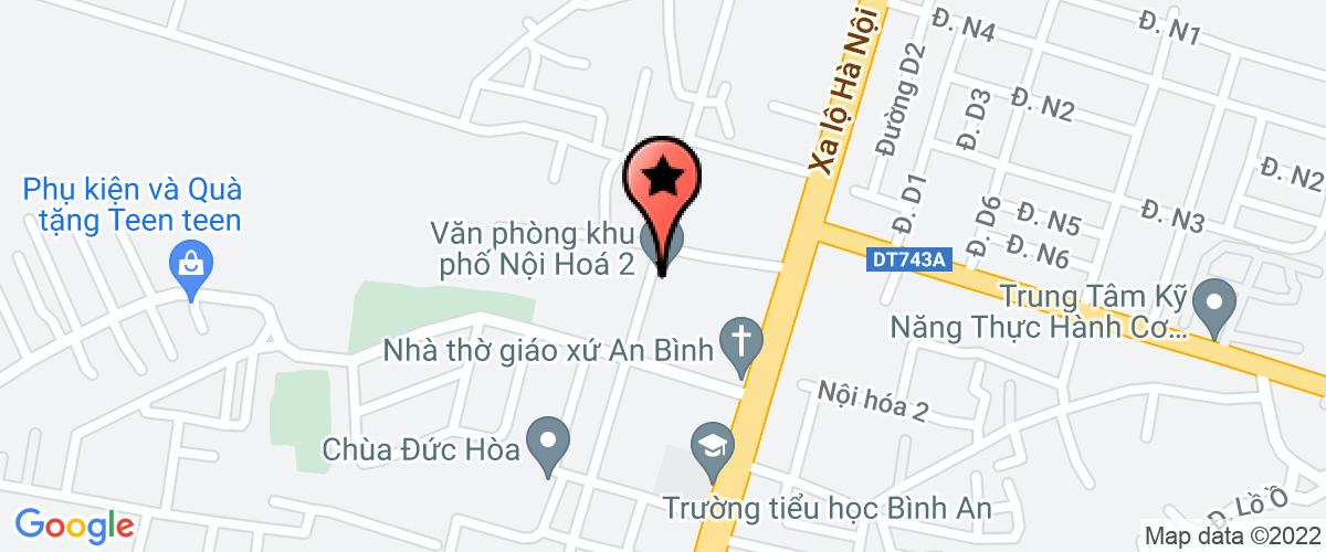 Map go to Truong Hoa Hong 2 Nursery