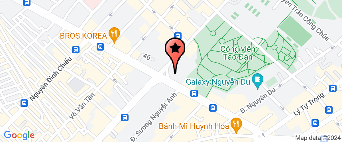 Map go to Mua Sam  Tai San Cong Cua Nganh Thanh Pho Medical And Goods Center