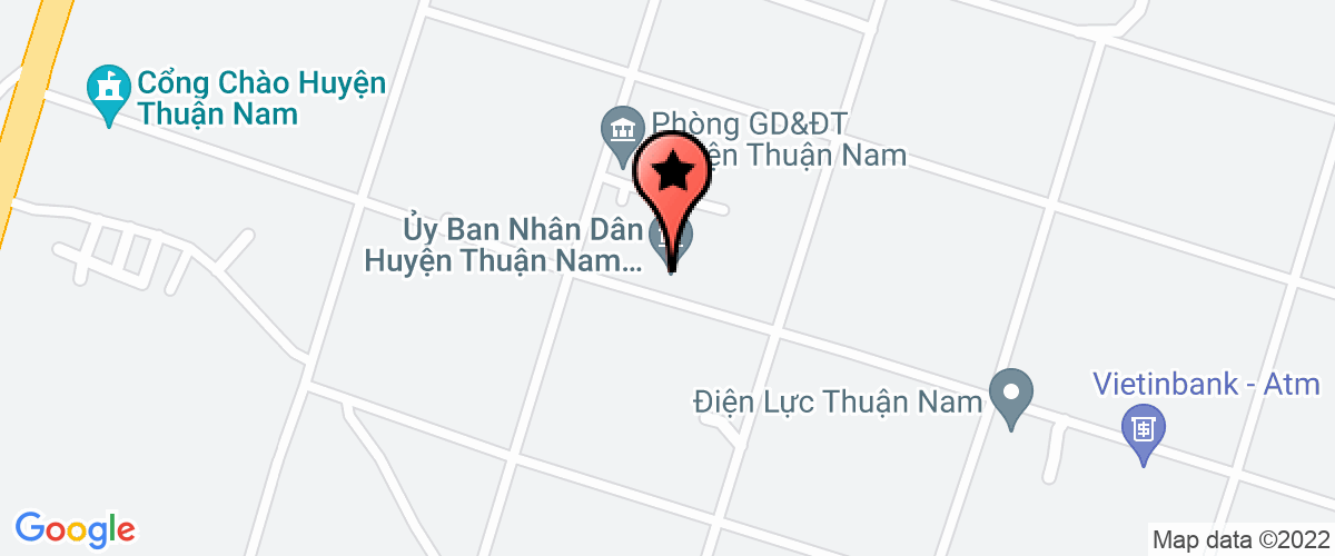 Map go to Ca Na Ninh Thuan Salt Joint Stock Company