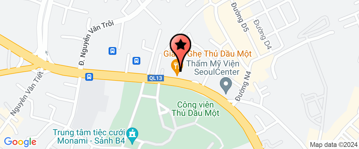 Map go to Binh Duong Recover Debt Company Limited