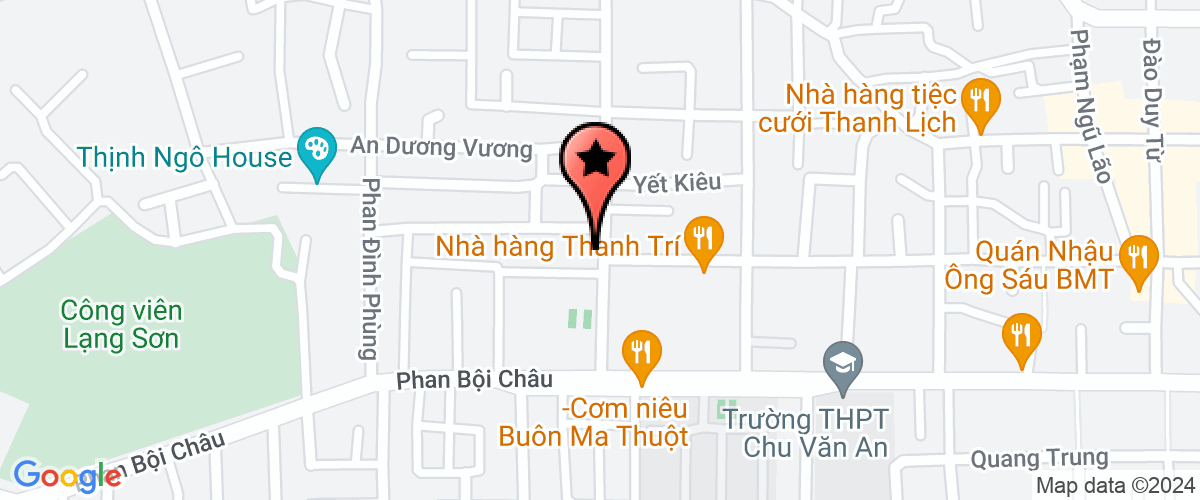 Map go to Trai Xanh Tay Nguyen Land Environmental And Construction Service Trading Company Limited