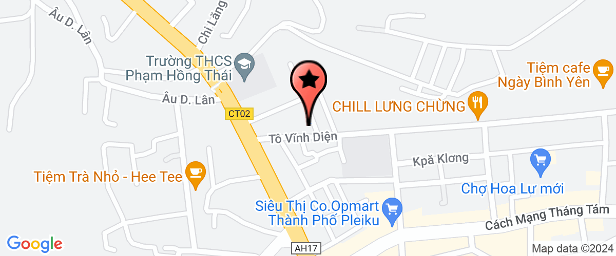 Map go to Thuy Nga Gia Lai Company Limited
