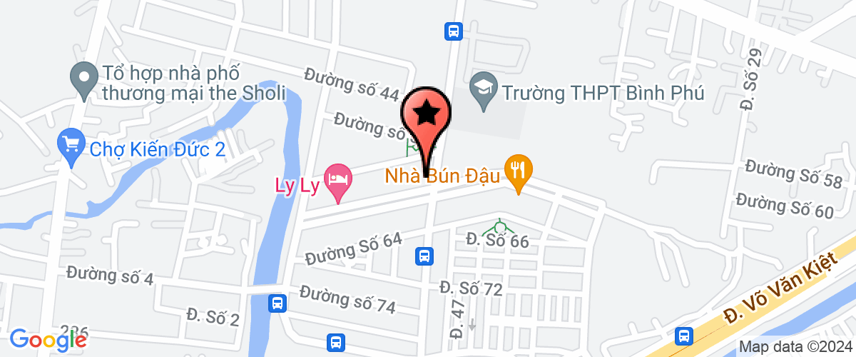 Map go to Tam Trung Minh Trading Construction Company Limited