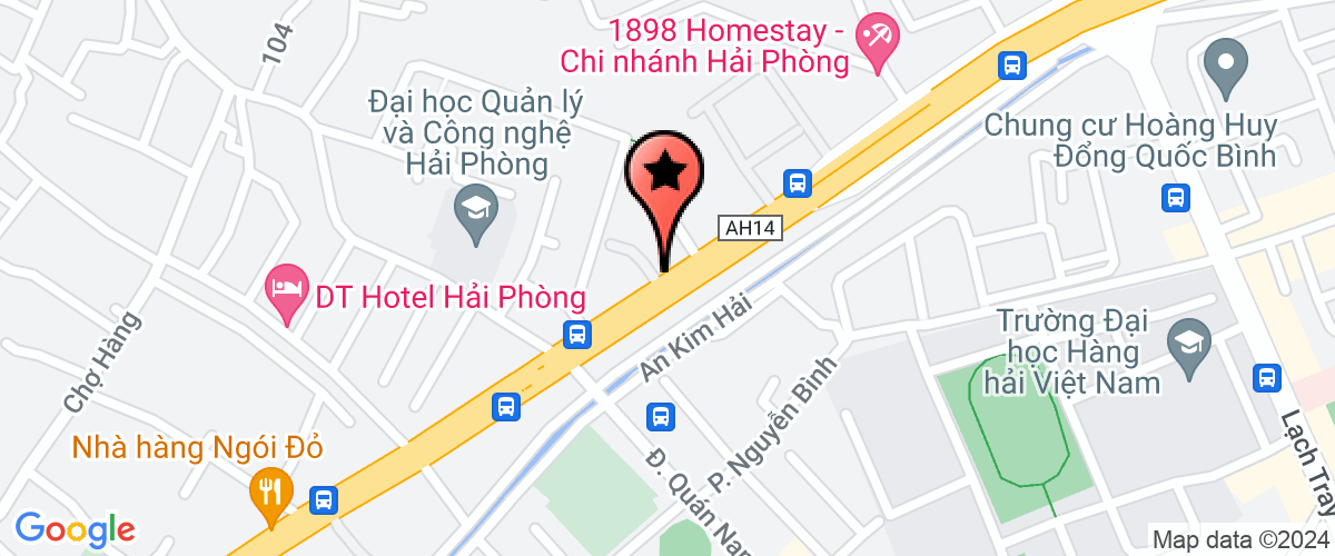 Map go to co phan dau tu Thai Binh Duong Company