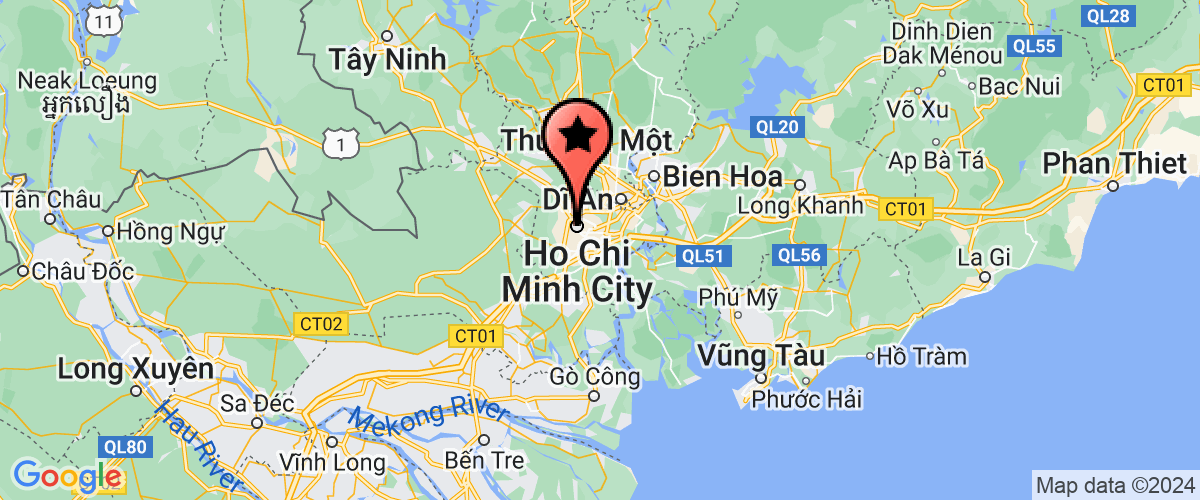 Map go to Nhan Tin Textile Garment Production Company Limited