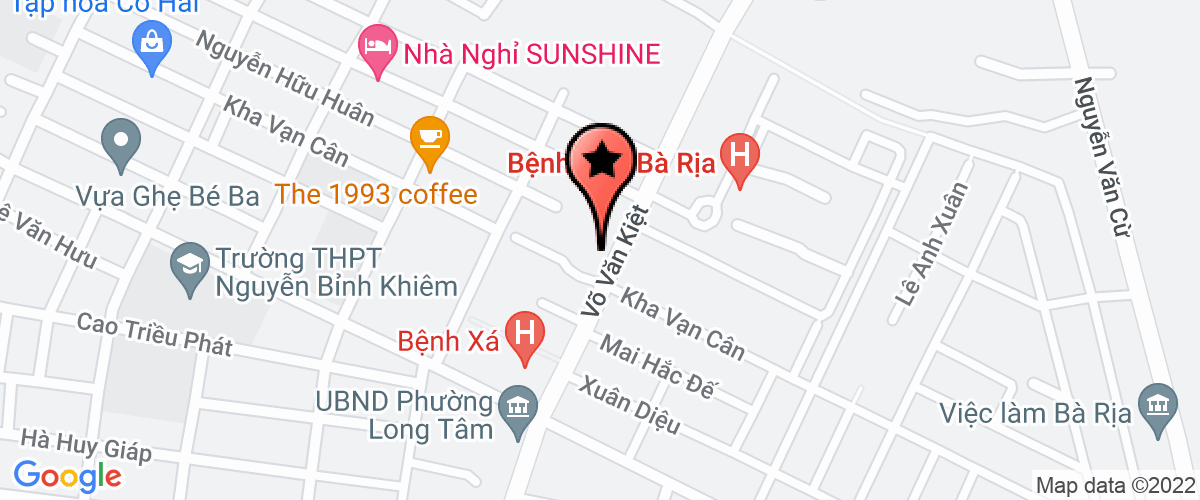 Map go to Phuong Nam Real-Estate Design Construction Investment Joint Stock Company