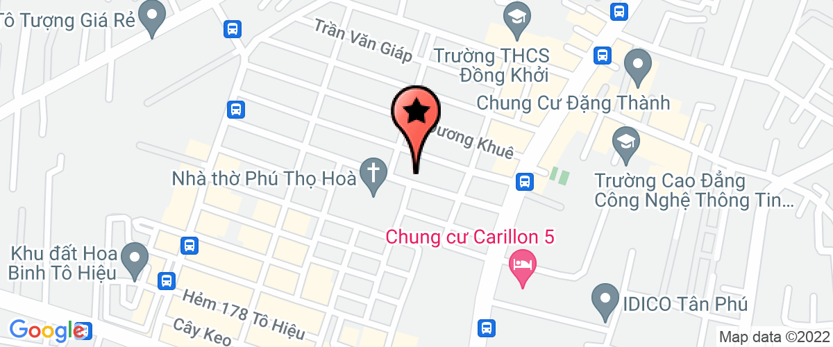 Map go to A Chau Production Trading Engineering Company Limited