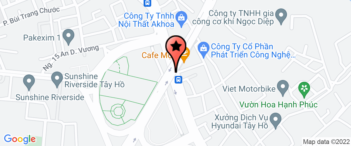 Map go to Tihen Nhan Tie Investment Joint Stock Company