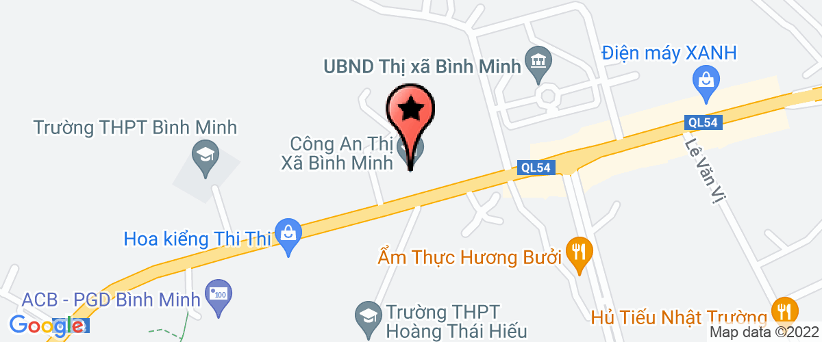 Map go to Dong Xanh Private Enterprise