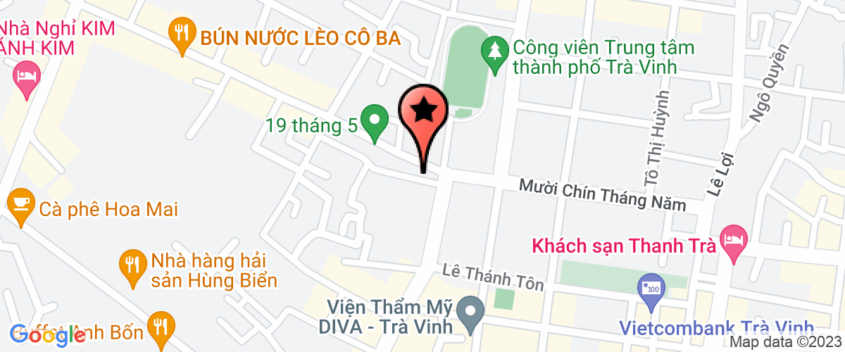 Map go to Cong An Thi Xa Tra Vinh