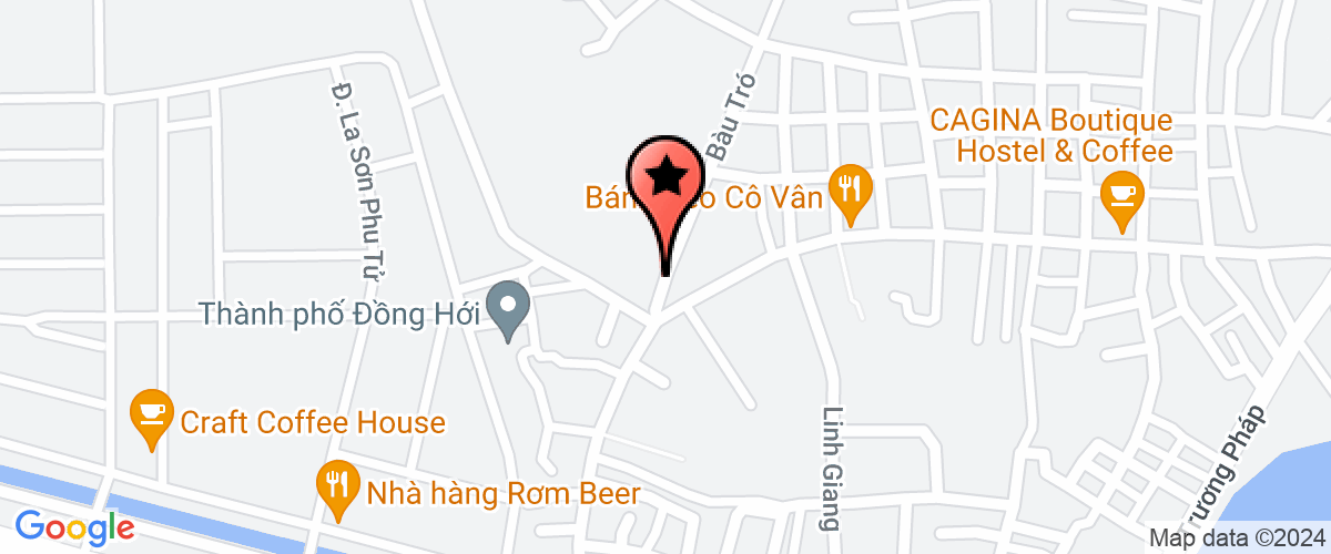 Map go to Quang Binh Development Joint Stock Company