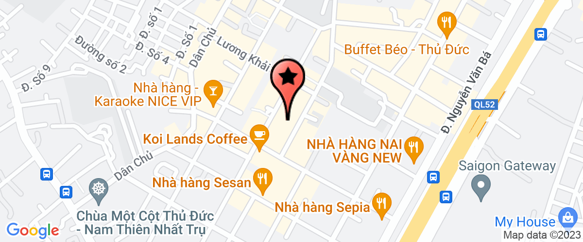 Bản đồ đến Công Ty TNHH Mison Việt Nam