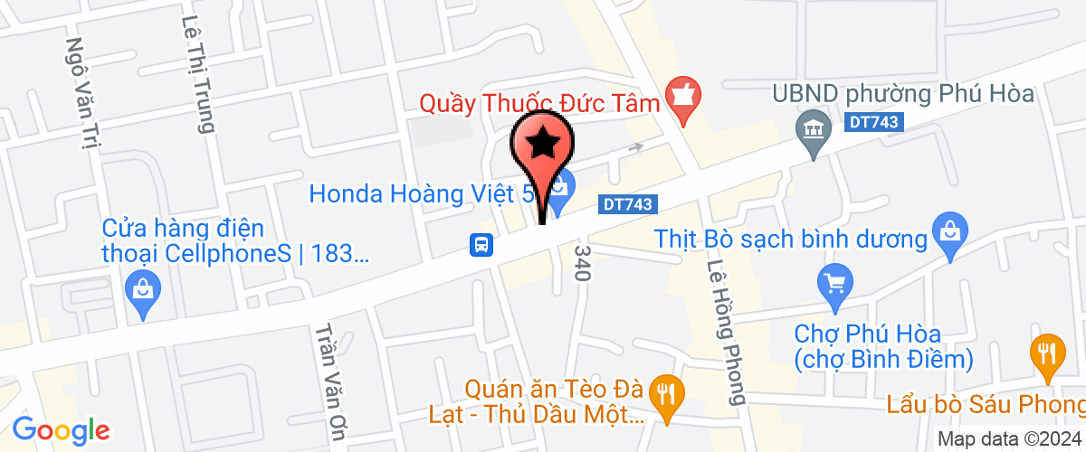 Map go to Dong Thap Muoi Company Limited
