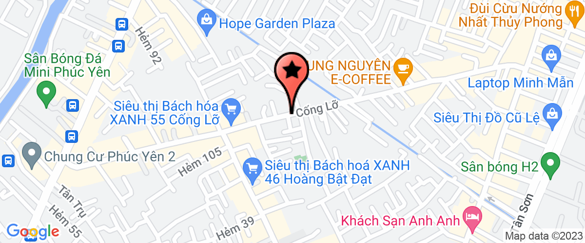 Map go to Anh Nguyen Technical Solutions Company Limited