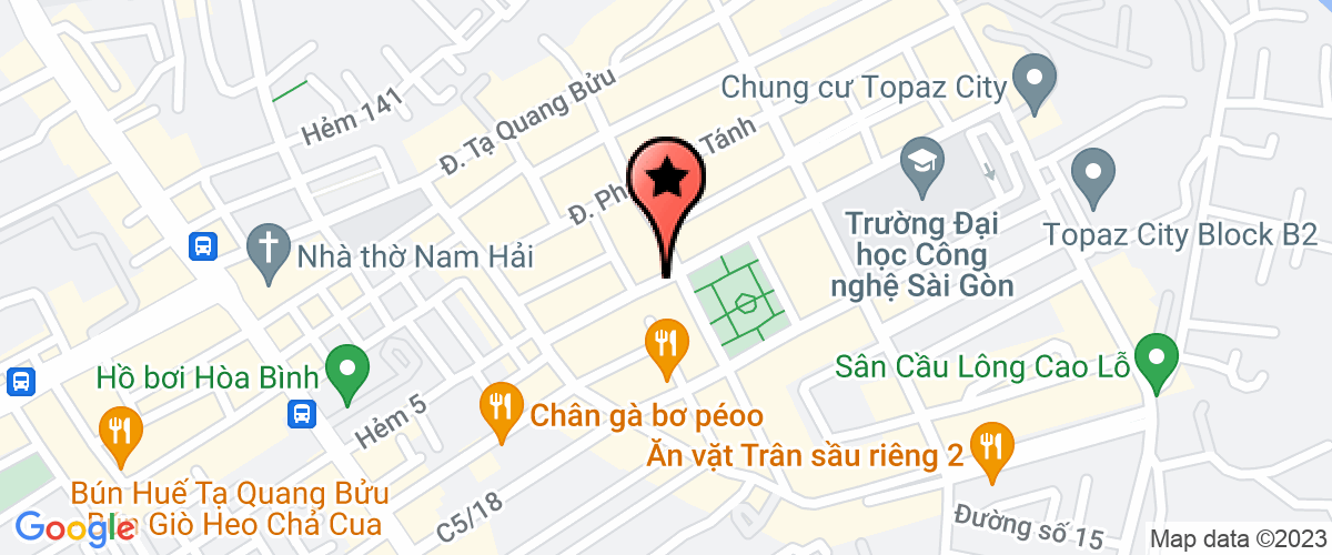 Bản đồ đến Cty TNHH Cung Cấp Suất Ăn Công Nghiệp Nam Việt