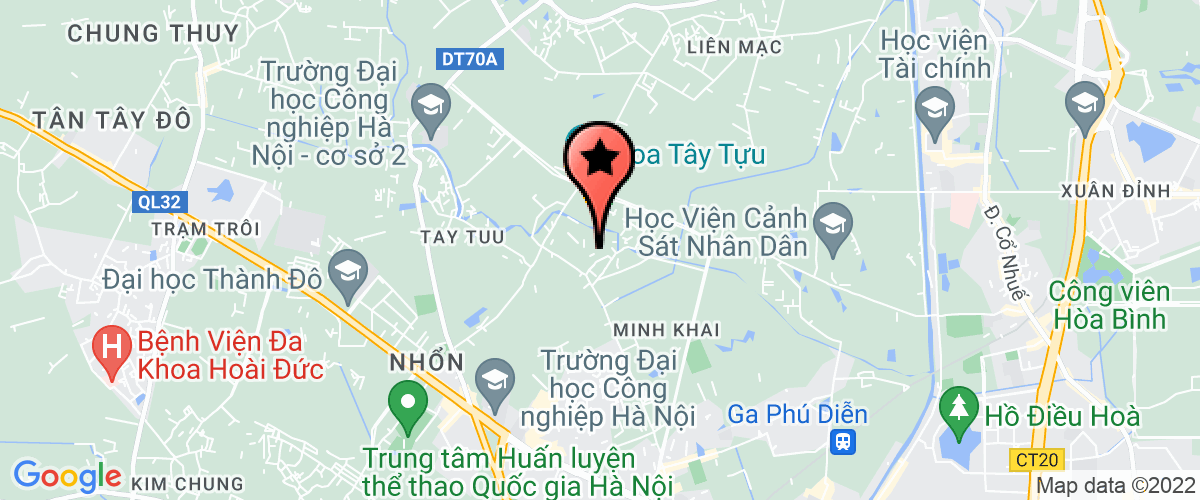 Map go to van tai Thien Phu Company Limited