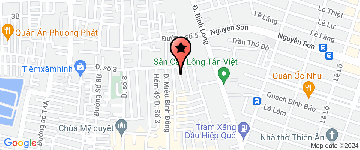 Bản đồ đến Công Ty TNHH Pt Quỳnh Minh
