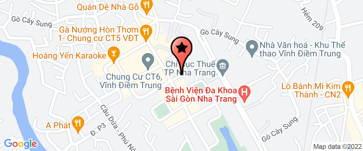 Map go to Eco Nha Trang Development Investment Joint Stock Company