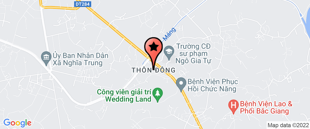 Map go to Song Vang Bac Giang Company Limited