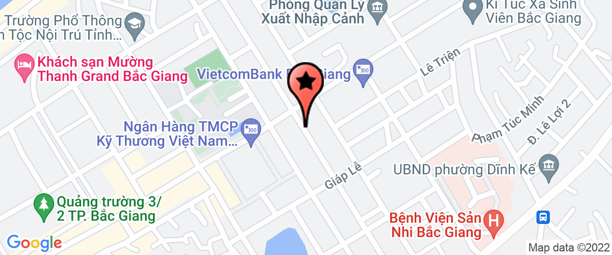 Map go to Bao Minh Medical Joint Stock Company