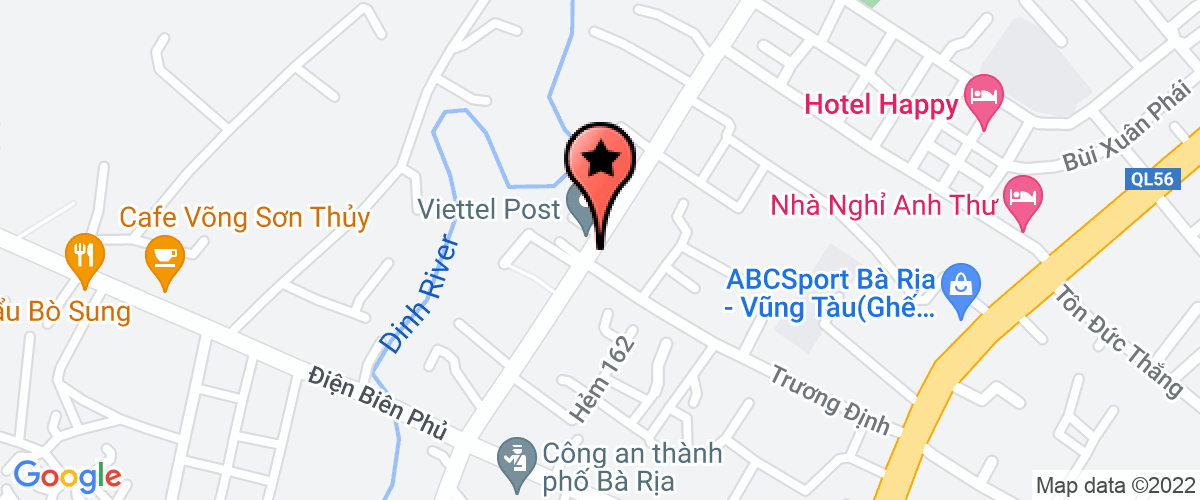 Map go to Ba Ria Vung Tau Food Safety Company Limited