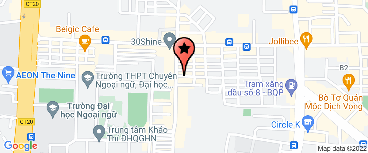 Map go to Ngoc Hoang International Food Import Export Company Limited