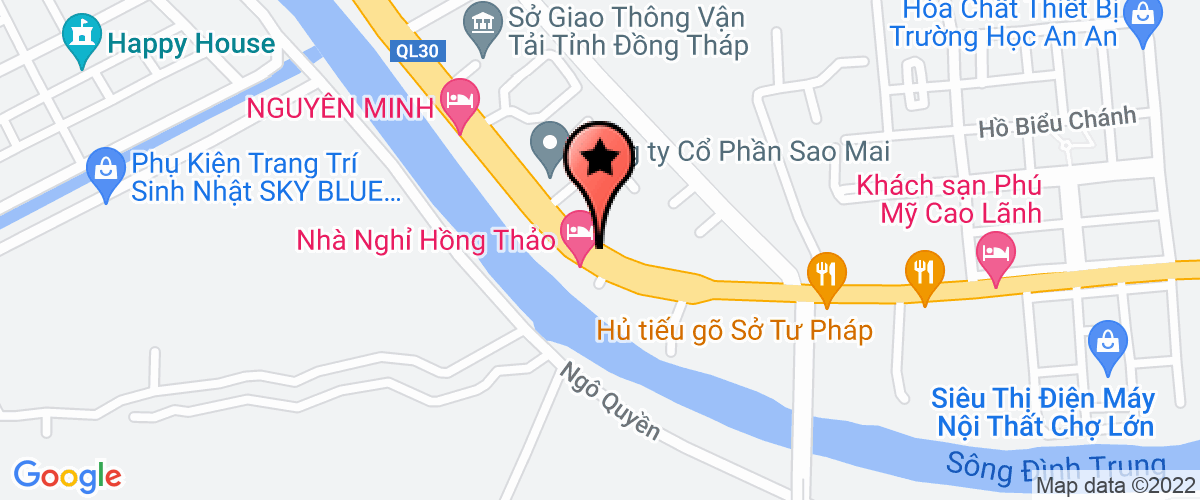 Map go to Xuan Dat Telecommunication Construction Company Limited