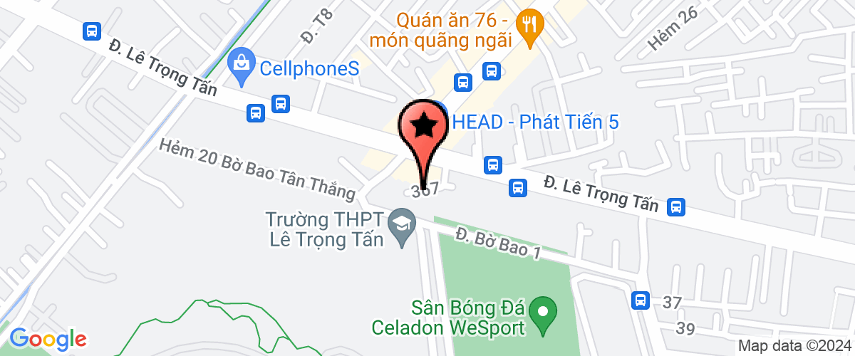 Map go to Tan Bao Tin Pawn Service Investment Company Limited