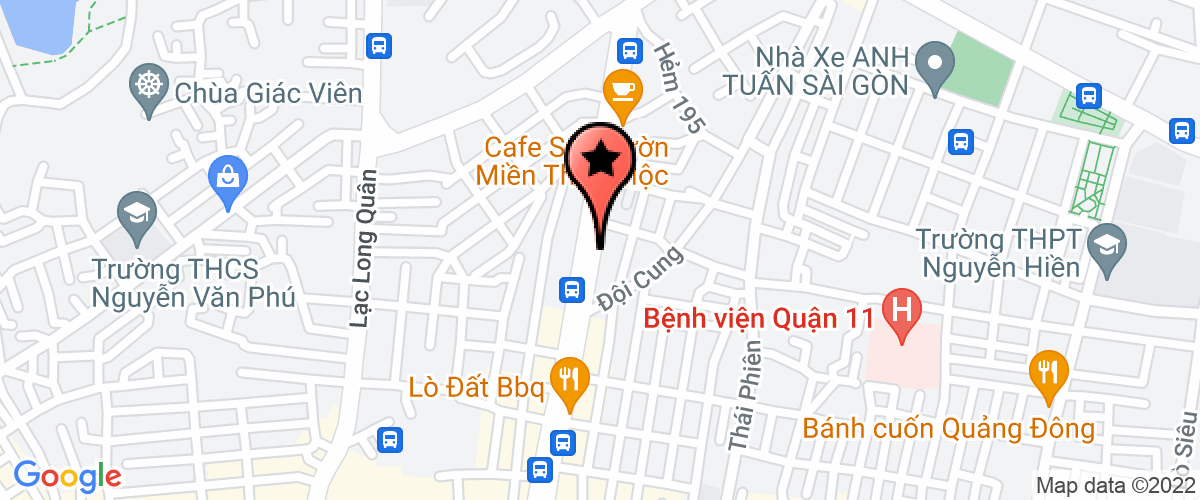 Map go to Le Thien Bao Trading Company Limited