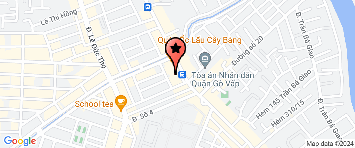 Map go to Duong Phuong Vinh Company Limited