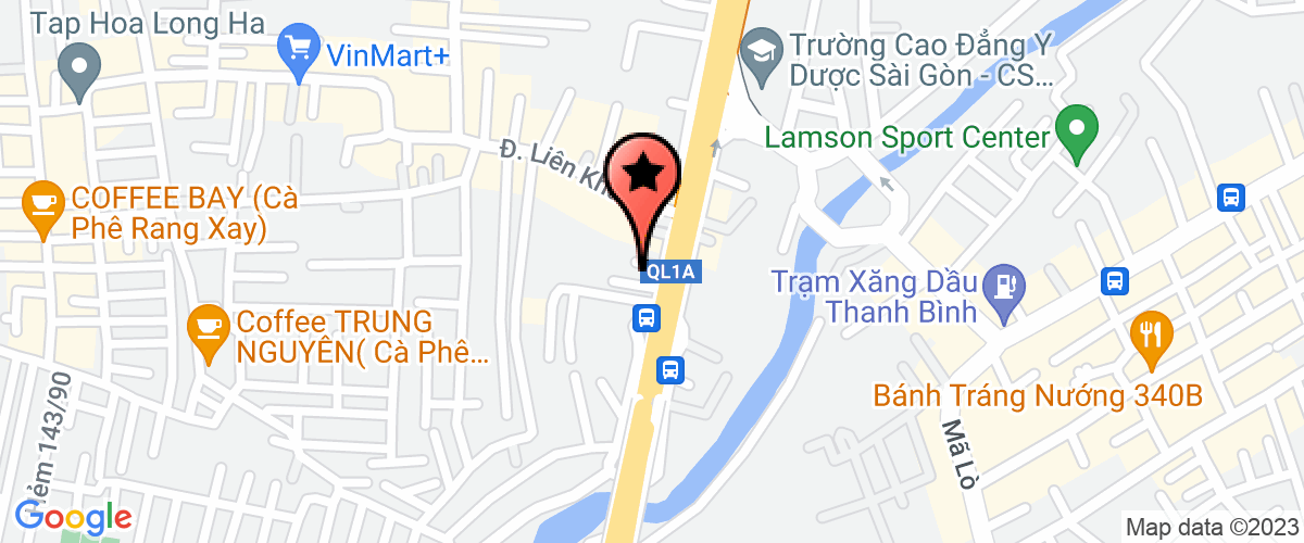 Map go to Tien An Sau Transport Service Trading Company Limited