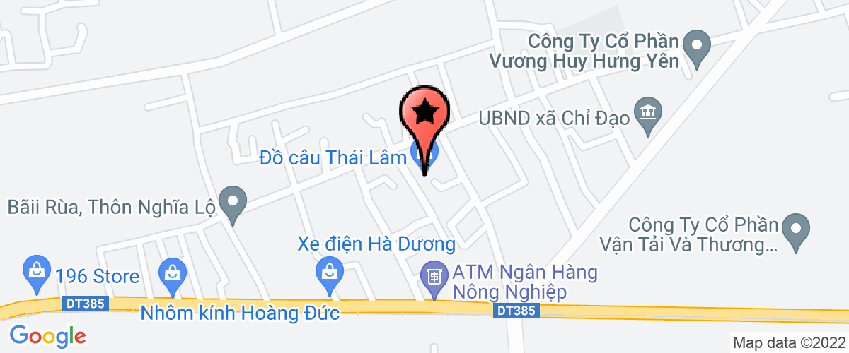Map go to Hung Thinh Phat Hung Yen Joint Stock Company