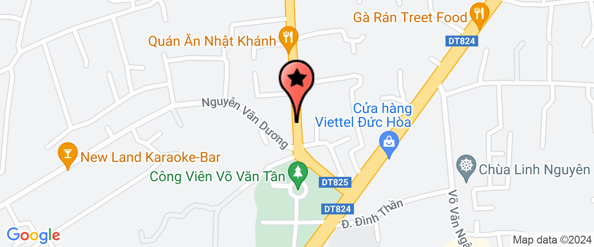 Map go to Vang Kim Gia Bach Private Enterprise