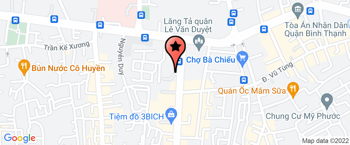 Map go to Van Phu Bac Ai Joint Stock Company
