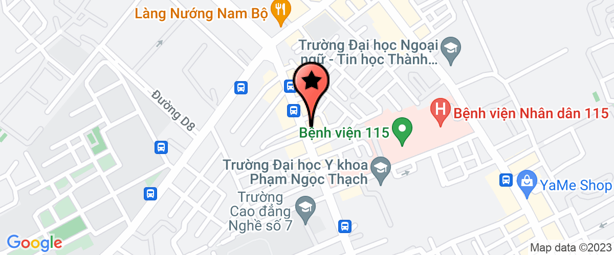 Map go to Trac Viet Investment Joint Stock Company