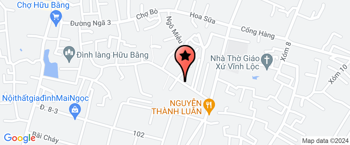 Map go to Dung Vuong of Manufactory and Trading Company Limited