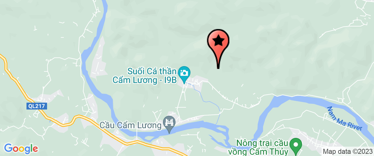 Map go to ban quan ly Khu Du Lich cam Thuy
