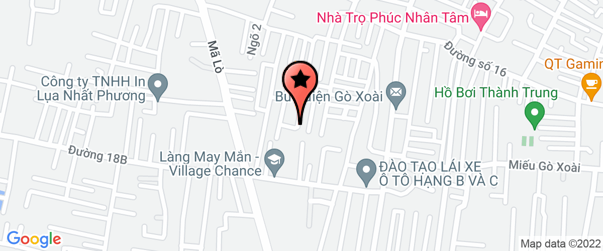Map go to Thien Vinh Environmental Technology Construction Company Limited
