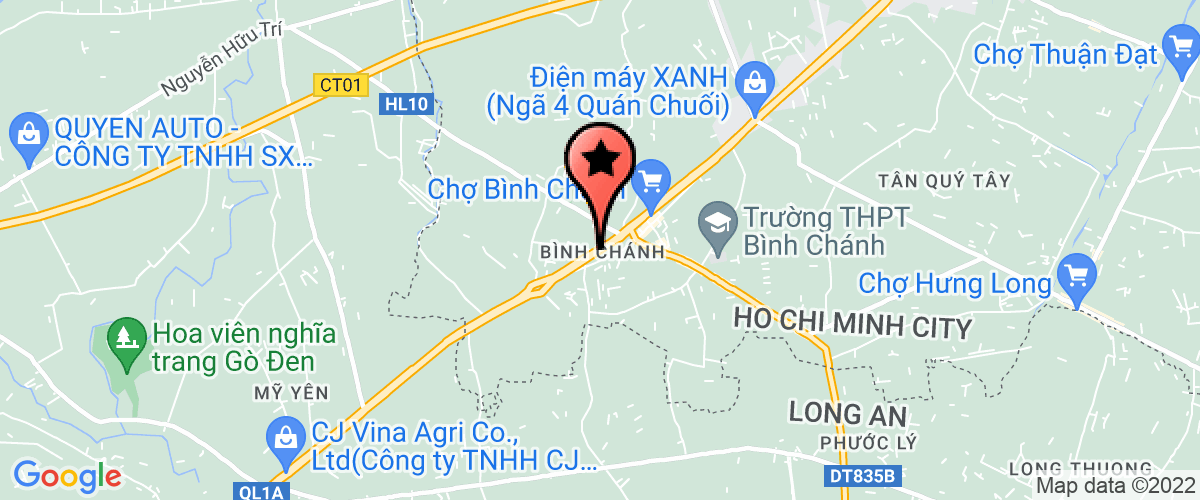 Map go to Nhat Thien The Gioi Game Company Limited