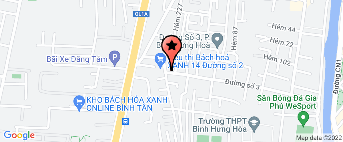 Map go to Minh An Electric Game Company Limited