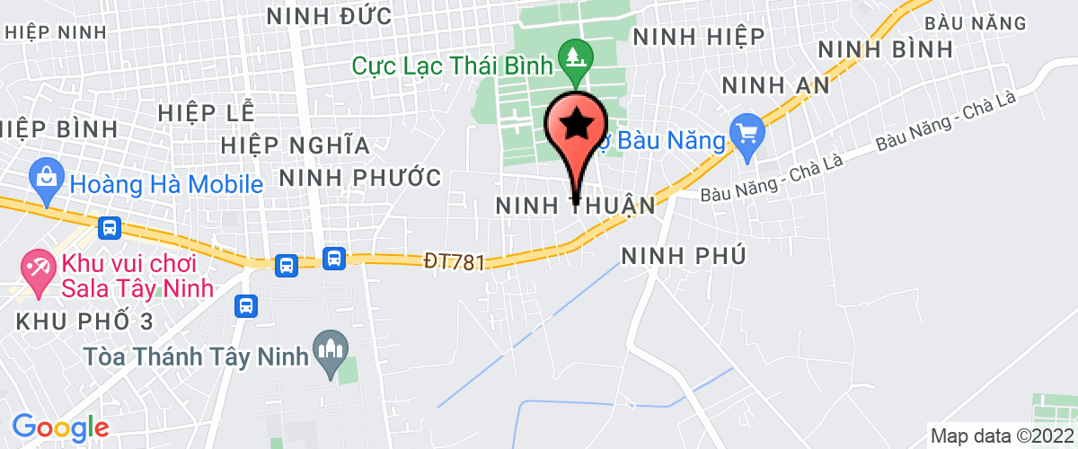 Map go to UBND Xa Bau Nang