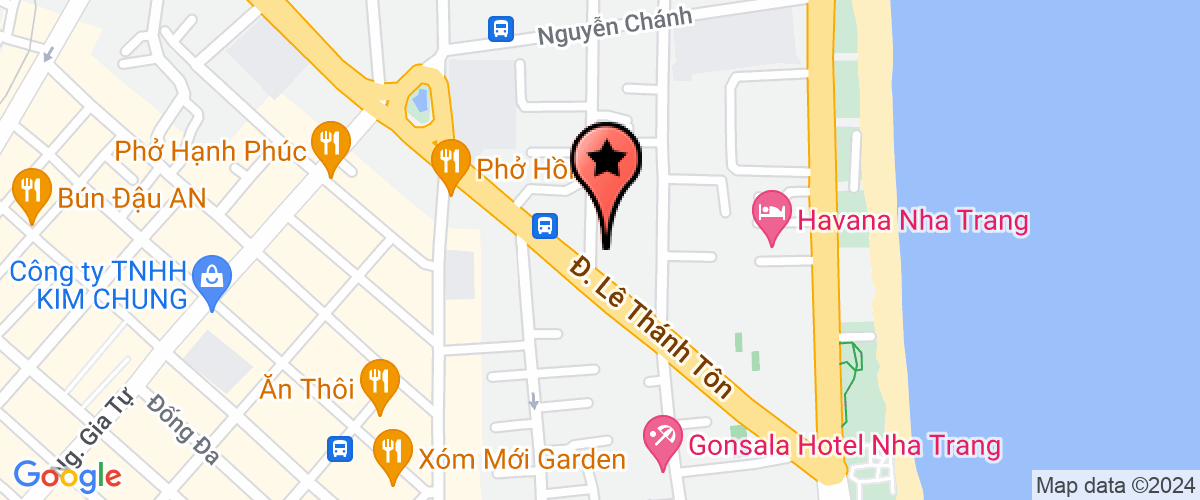 Bản đồ đến Công Ty TNHH Khách Sạn Kali