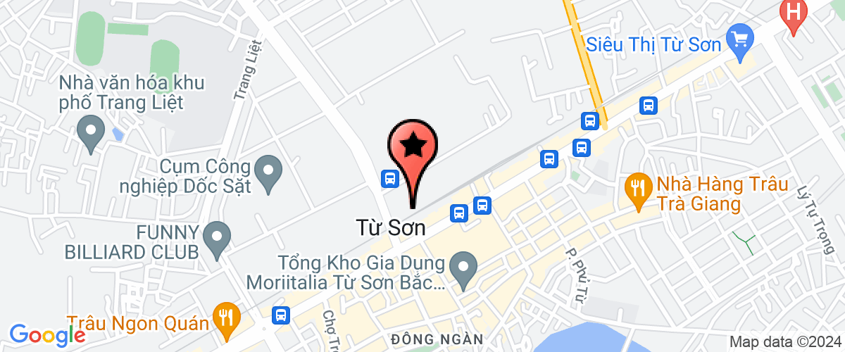 Map go to Tien Nghiep (Limited) Company