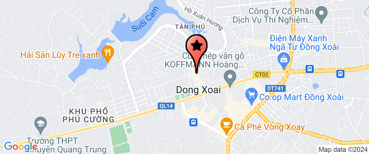 Map go to Branch of Kiem Toan  Chuan Viet Consultant And Company Limited